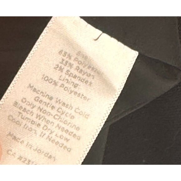 Talbots Womens Black straight Pencil Skirt Size 14 lined career - Picture 5 of 11